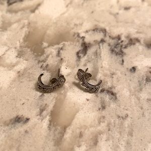 Diamond White Gold Earring Studs